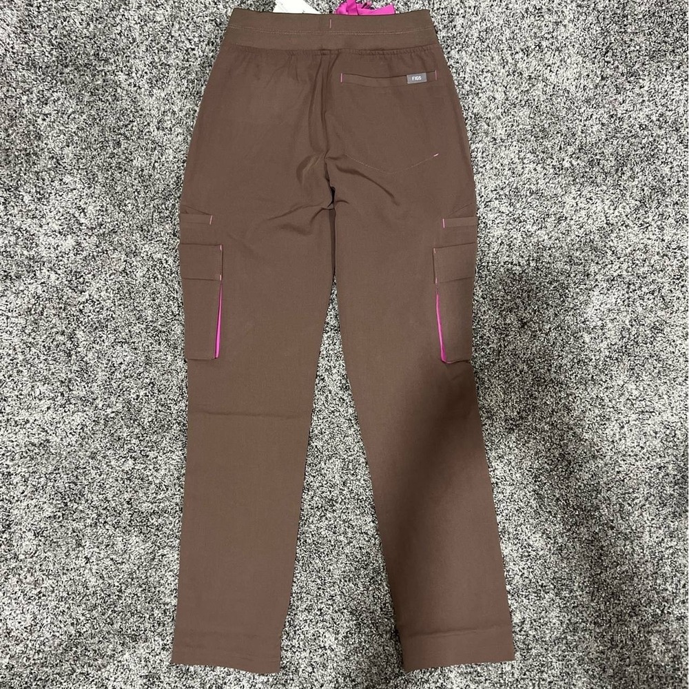Figs Scrub Pants Soeng Womens Size XXS Smoky Taupe Technical Collection - Picture 2 of 8